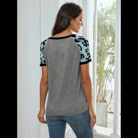 Gray Leopard Tee - Picture 5 of 6